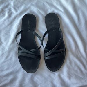 Black Madewell sandals, size 7.5